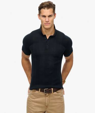 Knitted Polo Shirt